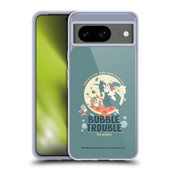 Tom and Jerry Retro Bubble Trouble Soft Gel Case for Google Pixel 8