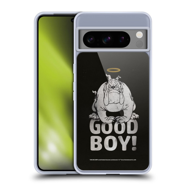 Tom and Jerry Typography Art Good Boy Soft Gel Case for Google Pixel 8 Pro