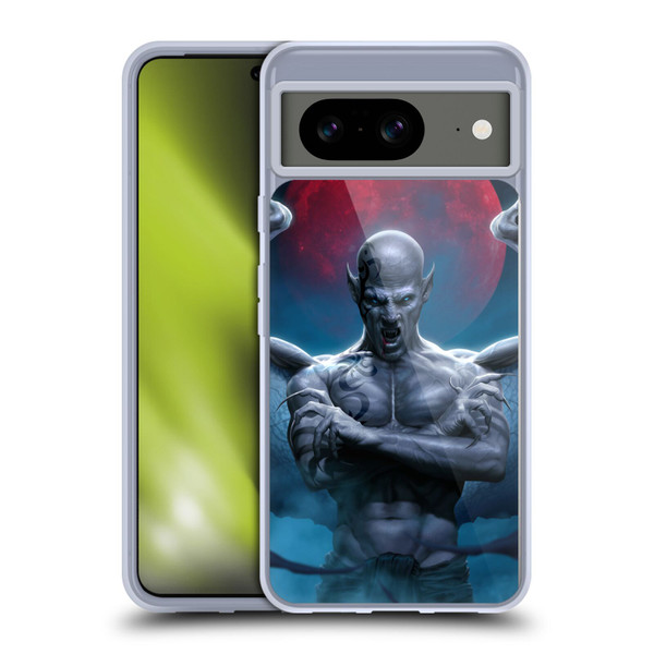 Tom Wood Horror Blood Moon Soft Gel Case for Google Pixel 8