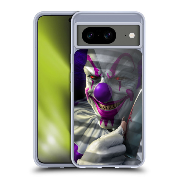 Tom Wood Horror Mischief The Clown Soft Gel Case for Google Pixel 8