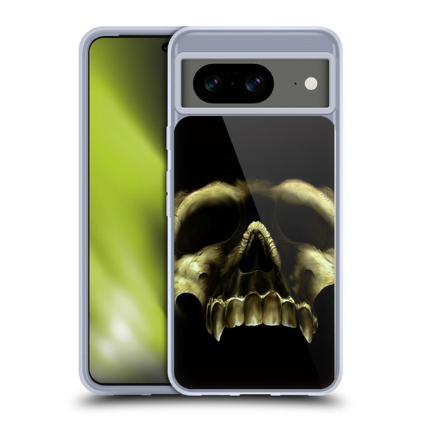 Tom Wood Horror Shadow Skull Soft Gel Case for Google Pixel 8