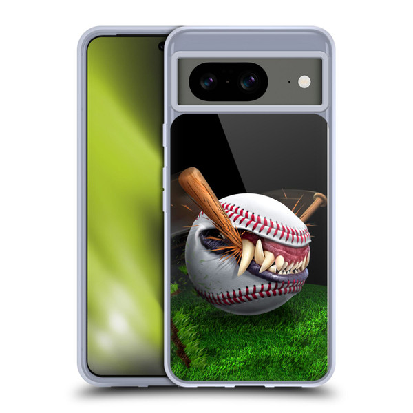 Tom Wood Monsters Baseball Soft Gel Case for Google Pixel 8