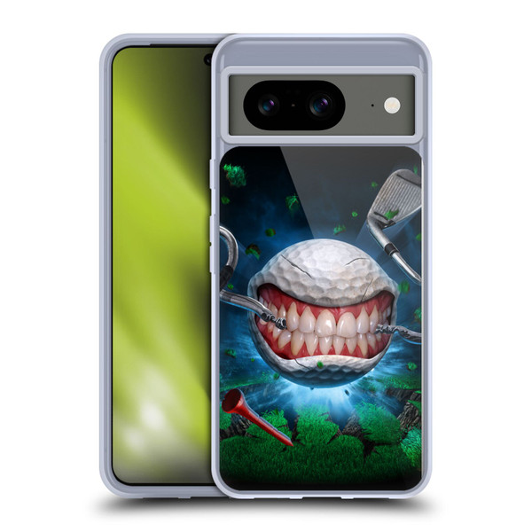 Tom Wood Monsters Golf Ball Soft Gel Case for Google Pixel 8