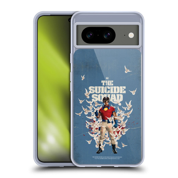 The Suicide Squad 2021 Character Poster Peacemaker Soft Gel Case for Google Pixel 8