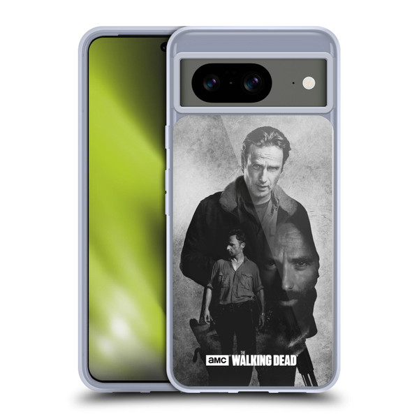 AMC The Walking Dead Double Exposure Rick Soft Gel Case for Google Pixel 8