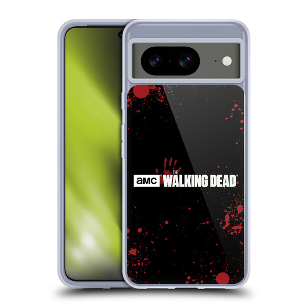 AMC The Walking Dead Logo Blood Black Soft Gel Case for Google Pixel 8