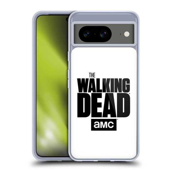 AMC The Walking Dead Logo White Soft Gel Case for Google Pixel 8