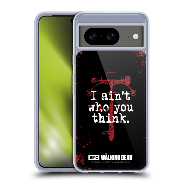 AMC The Walking Dead Quotes Daryl Think Soft Gel Case for Google Pixel 8
