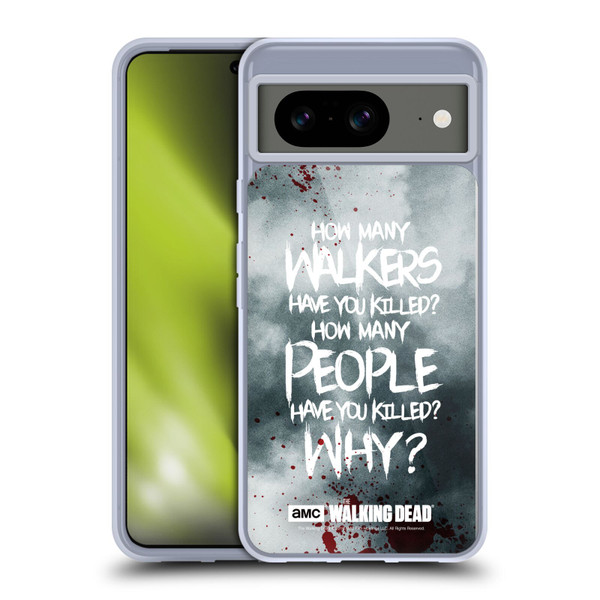 AMC The Walking Dead Quotes Rick Questions Soft Gel Case for Google Pixel 8
