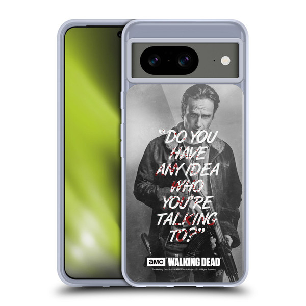 AMC The Walking Dead Quotes Rick Talk Soft Gel Case for Google Pixel 8
