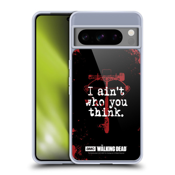AMC The Walking Dead Quotes Daryl Think Soft Gel Case for Google Pixel 8 Pro