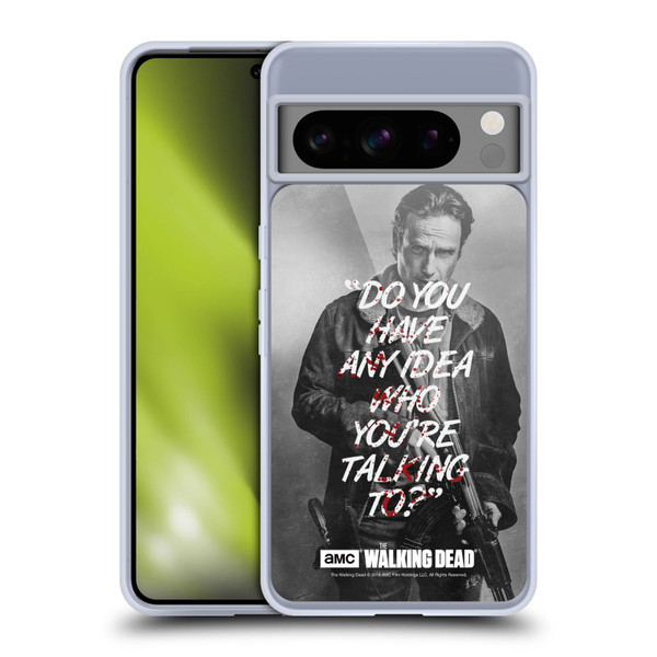 AMC The Walking Dead Quotes Rick Talk Soft Gel Case for Google Pixel 8 Pro