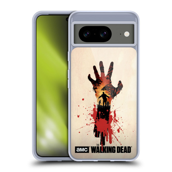 AMC The Walking Dead Silhouettes Walker Hand Soft Gel Case for Google Pixel 8