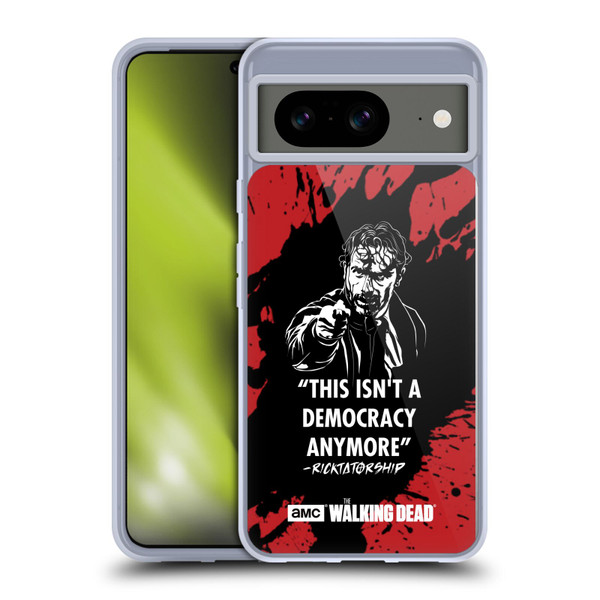 AMC The Walking Dead Typography Ricktatorship Soft Gel Case for Google Pixel 8