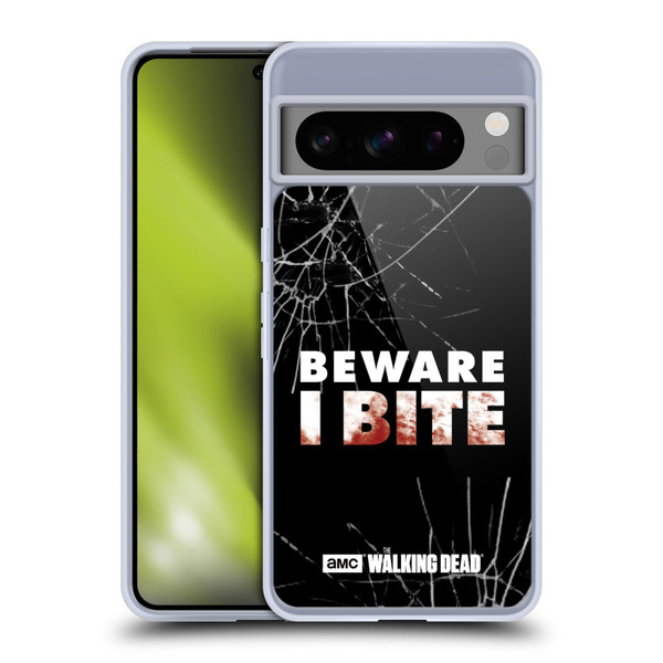 AMC The Walking Dead Typography I Bite Soft Gel Case for Google Pixel 8 Pro