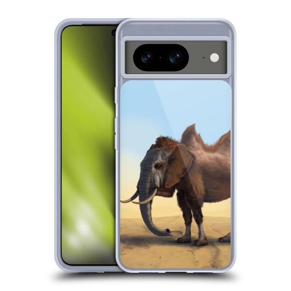 Vincent Hie Animals Camelelphant Soft Gel Case for Google Pixel 8