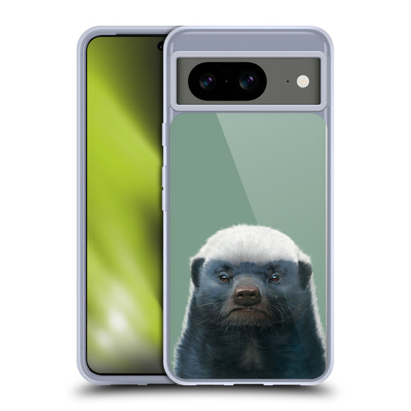 Vincent Hie Animals Honey Badger Soft Gel Case for Google Pixel 8