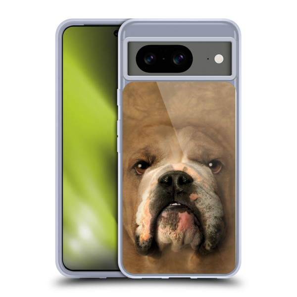 Vincent Hie Big Face Dogs Bulldog Soft Gel Case for Google Pixel 8