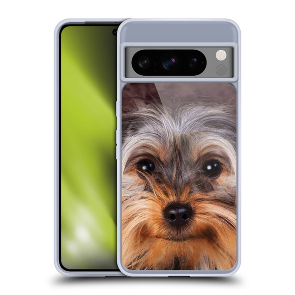 Vincent Hie Big Face Dogs Yorkshire Terrier Soft Gel Case for Google Pixel 8 Pro