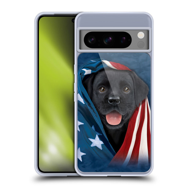 Vincent Hie Canidae Black Labrador Soft Gel Case for Google Pixel 8 Pro