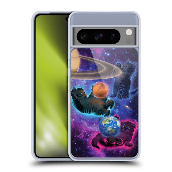 Vincent Hie Felidae Cosmic Kittens Soft Gel Case for Google Pixel 8 Pro