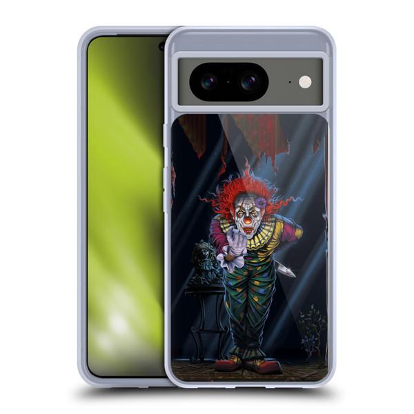 Vincent Hie Graphics Surprise Clown Soft Gel Case for Google Pixel 8