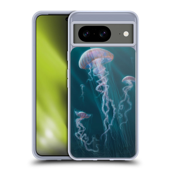 Vincent Hie Underwater Jellyfish Soft Gel Case for Google Pixel 8