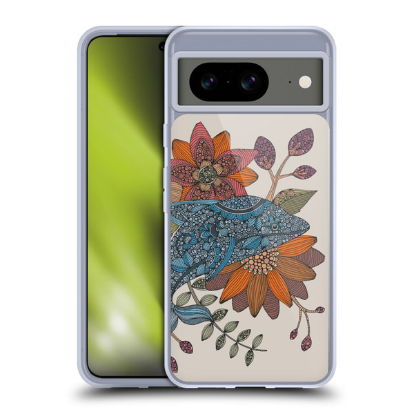 Valentina Animals And Floral Dolphin Soft Gel Case for Google Pixel 8