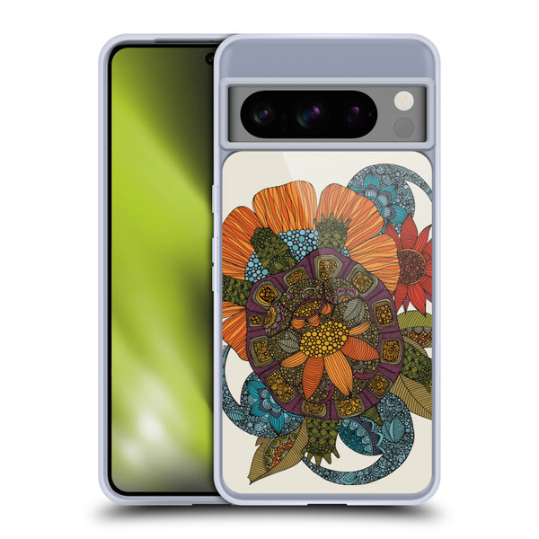 Valentina Animals And Floral Turtle 2 Soft Gel Case for Google Pixel 8 Pro