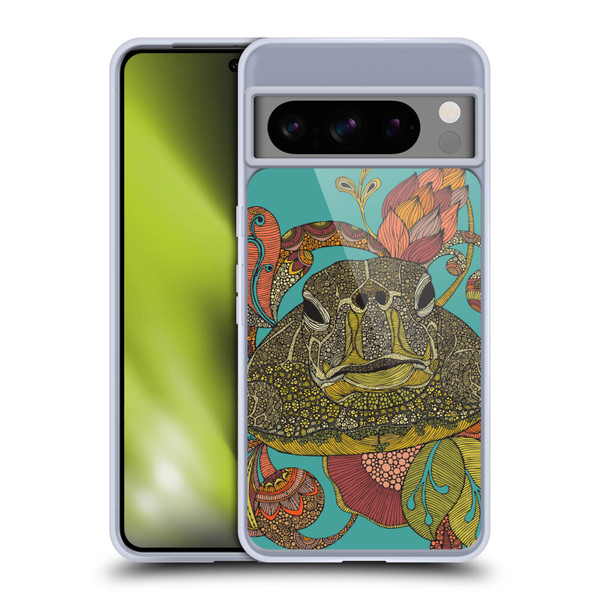 Valentina Animals And Floral Turtle Soft Gel Case for Google Pixel 8 Pro