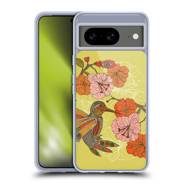 Valentina Birds Hummingbird Flower Soft Gel Case for Google Pixel 8
