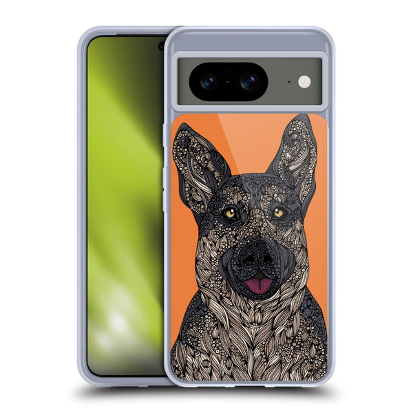 Valentina Dogs German Shepherd Soft Gel Case for Google Pixel 8
