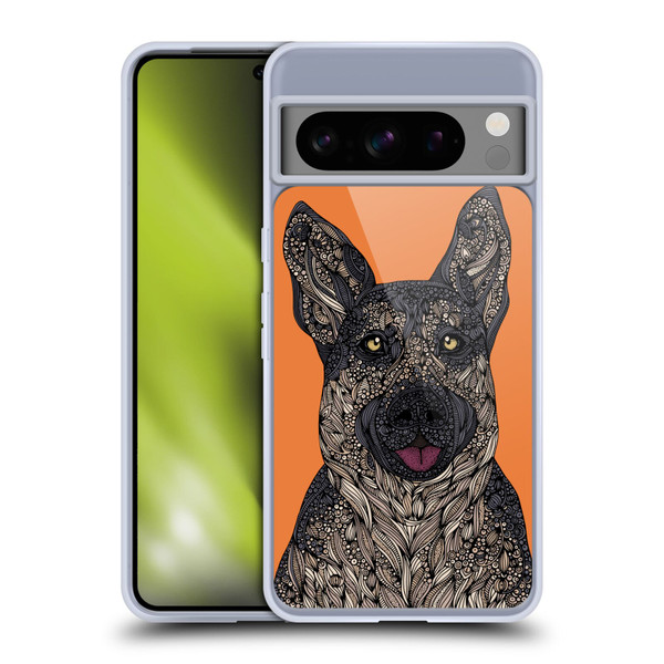 Valentina Dogs German Shepherd Soft Gel Case for Google Pixel 8 Pro