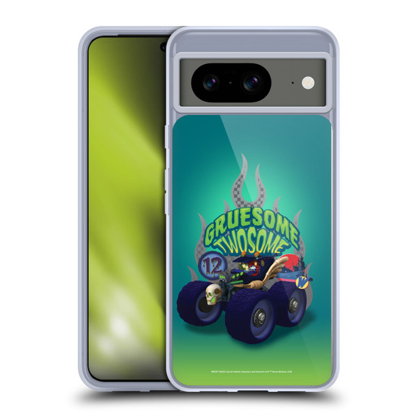 Wacky Races 2016 Graphics Gruesome Twosome Soft Gel Case for Google Pixel 8