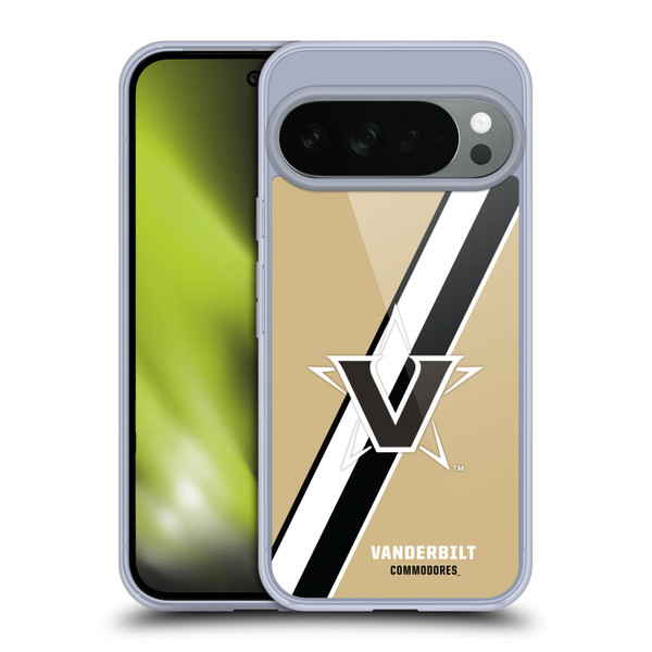 Vanderbilt University Vandy Vanderbilt University Stripes Soft Gel Case for Google Pixel 10