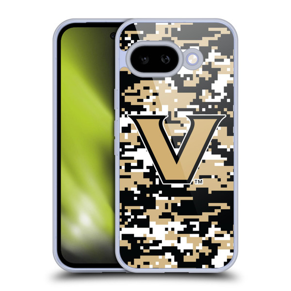 Vanderbilt University Vandy Vanderbilt University Digital Camouflage Soft Gel Case for Google Pixel 9A