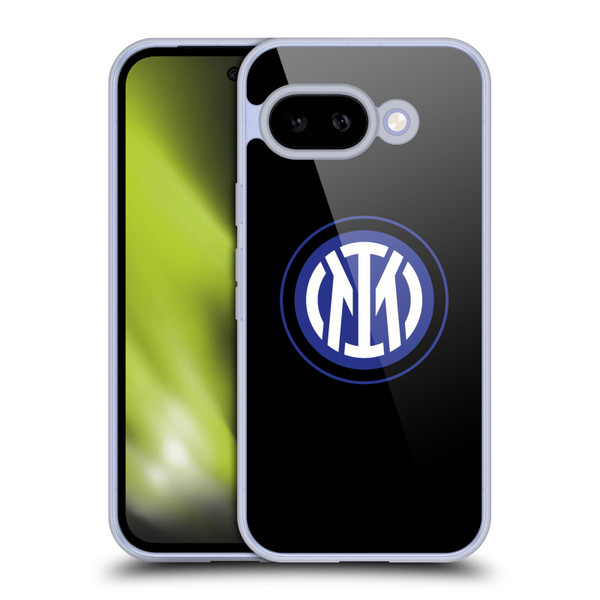 Fc Internazionale Milano Badge Logo On Black Soft Gel Case for Google Pixel 9A