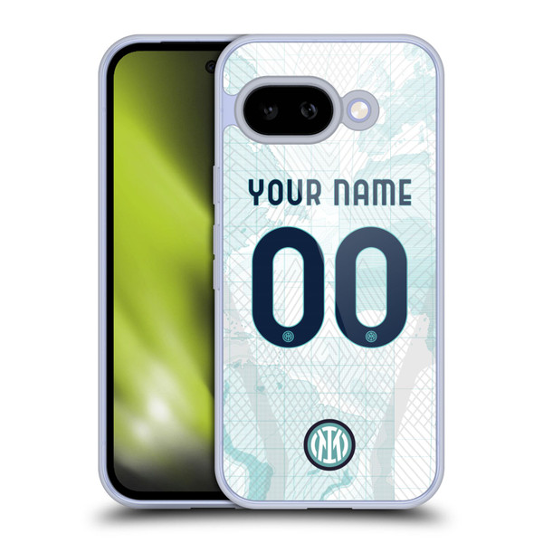 Custom Customised Personalised Inter Milan 2022/23 Crest Kit Away Soft Gel Case for Google Pixel 9A