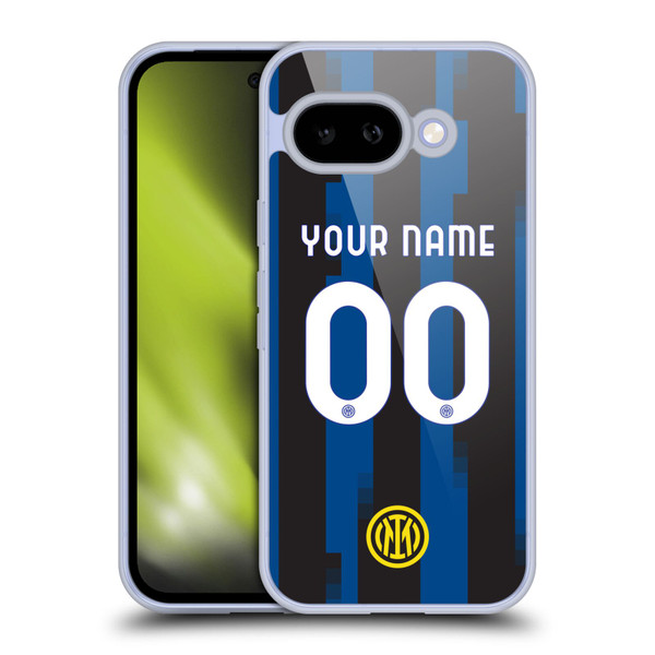 Custom Customised Personalised Inter Milan 2023/24 Kit Home Soft Gel Case for Google Pixel 9A