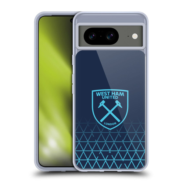 West Ham United FC 2023/24 Crest Kit Third Soft Gel Case for Google Pixel 8
