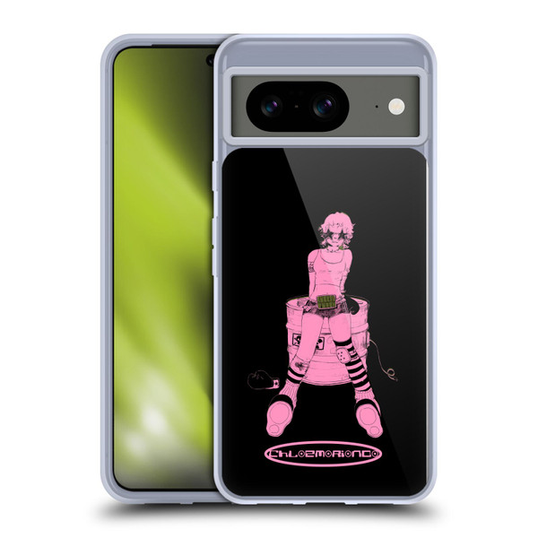 Chloe Moriondo Graphics Pink Soft Gel Case for Google Pixel 8