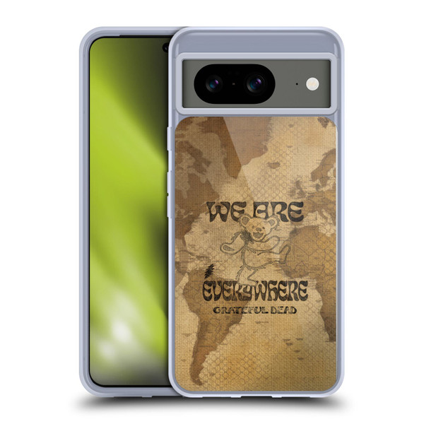Grateful Dead Graphics Bear Vintage Soft Gel Case for Google Pixel 8