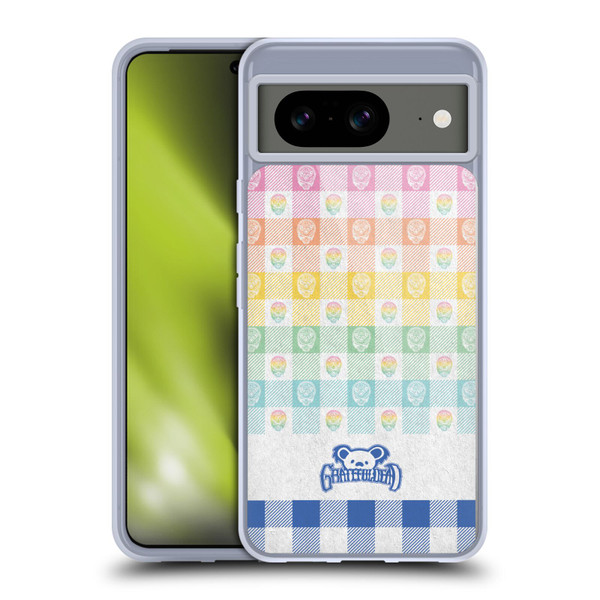 Grateful Dead Graphics Colourful Pattern Soft Gel Case for Google Pixel 8