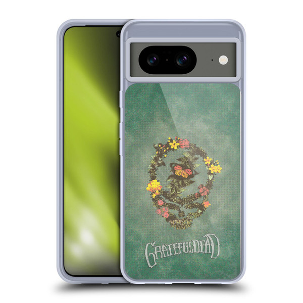 Grateful Dead Graphics Floral Logo Soft Gel Case for Google Pixel 8