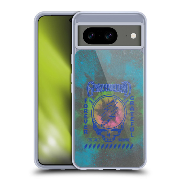 Grateful Dead Graphics Tie Dye Soft Gel Case for Google Pixel 8