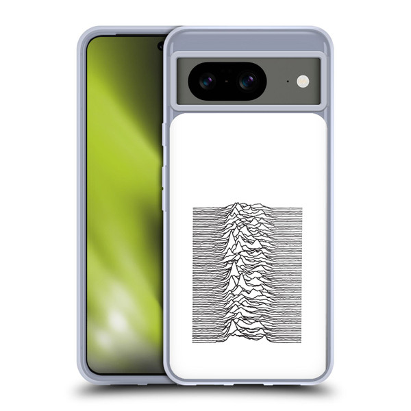 Joy Division Graphics Pulsar Waves Soft Gel Case for Google Pixel 8