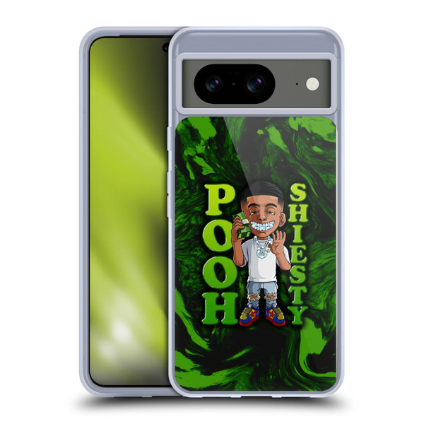 Pooh Shiesty Graphics Green Soft Gel Case for Google Pixel 8