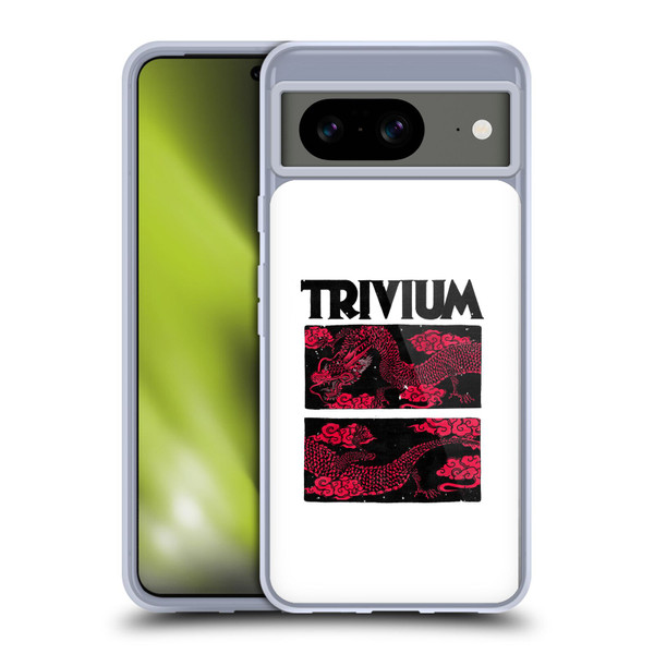 Trivium Graphics Double Dragons Soft Gel Case for Google Pixel 8