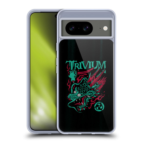 Trivium Graphics Screaming Dragon Soft Gel Case for Google Pixel 8
