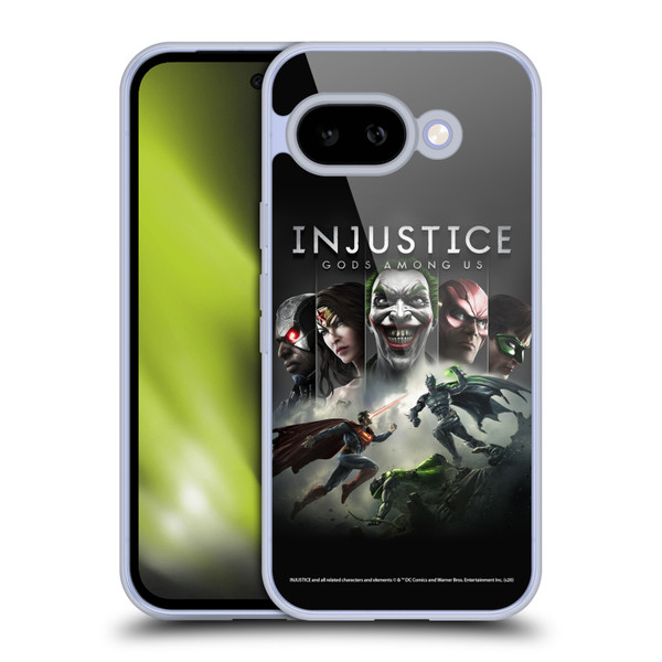 Injustice Gods Among Us Key Art Poster Soft Gel Case for Google Pixel 9A